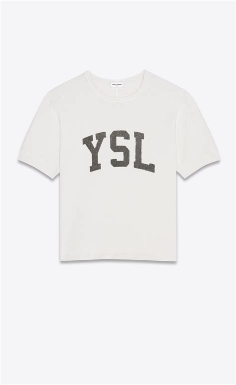 ysl logo women's t shirt|ysl hoodie women's.